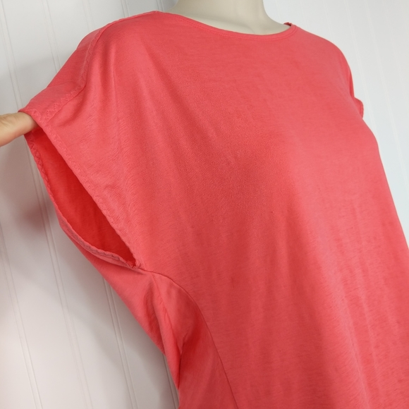 ZELLA Open Twist Back Coral Athletic Top Sz S - Picture 5 of 10